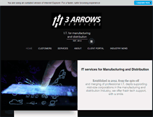 Tablet Screenshot of 3arrows.us